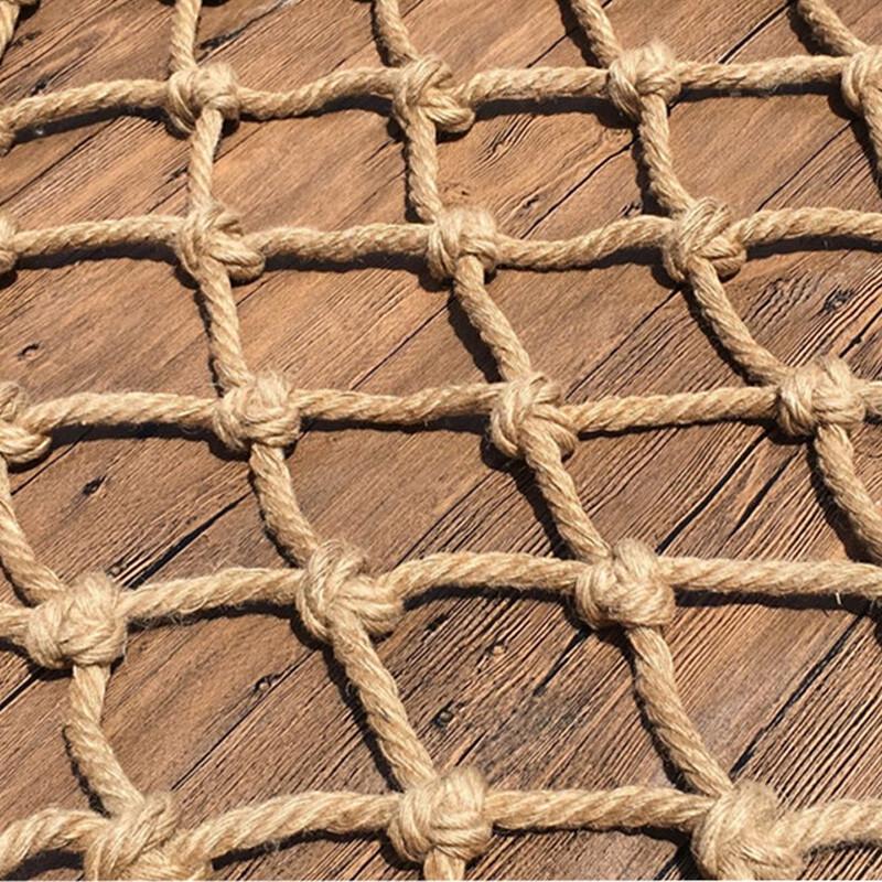 Hemp Rope Mesh Safety Net