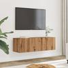 VidaXL Wall-mounted TV Units 2 Pcs Artisan Oak 100x30x30 Cm, TV Stand, Media Cabinet, TV Console, HiFi Furniture, Center of 857018