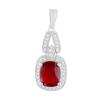 Silver Pendant with Nano Garnet (2123309)