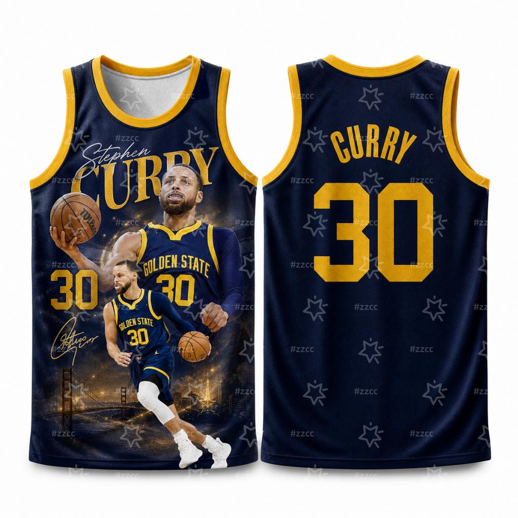 2026 Stephen Curry No. 30 Basketball Jersey Game Training Uniform Summer Sports Sleeveless Shirt Children's Clothing