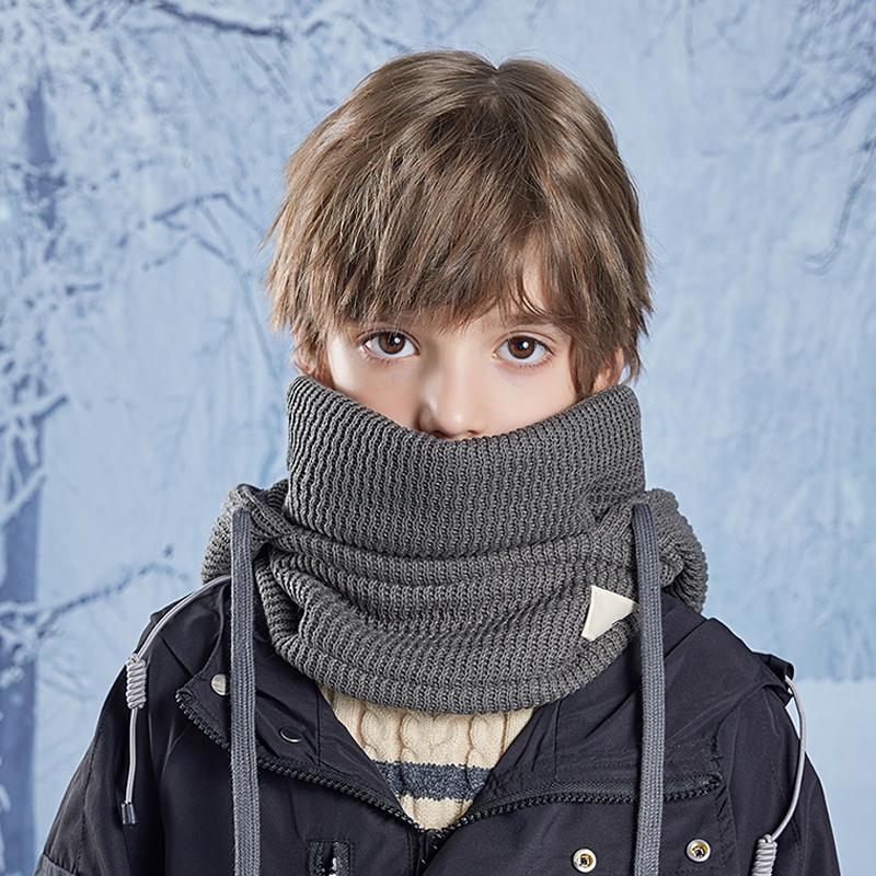 Детская шапка-маска, шарф, интегрированная шапка, зимняя, для мальчиков и девочек, утепленная, для защиты ушей, бархатная шапка-ушанка