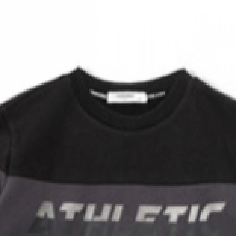 [renoma Kids] Boys  Black 3 Tier Sweatshirt R1945t529