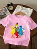 Grover Sesame Street Kids Short Sleeve T Shirt Summer Cute Cartoon Crewneck Boys Girls 3-14