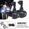5-ламповый светодиодный прожектор для мотоцикла мощностью 40 Вт для электромобилей - сверхяркий внешний фонарь