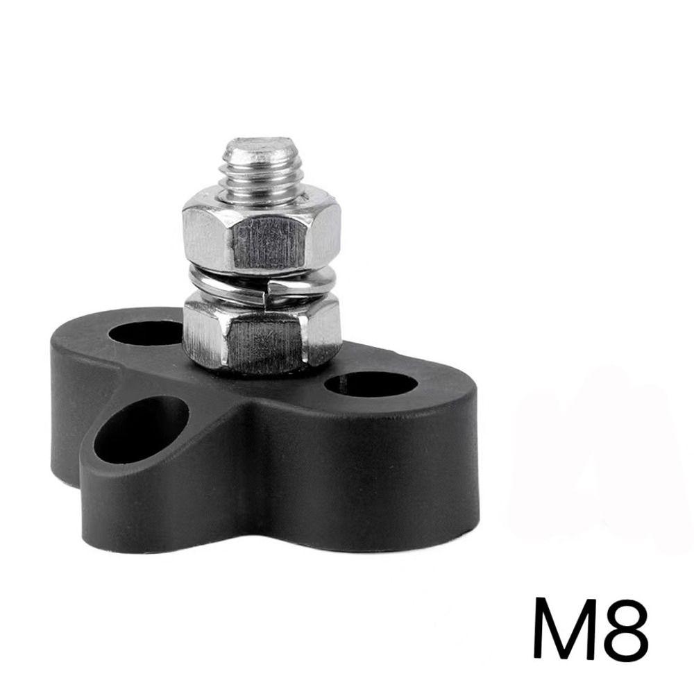 M6 M8 Bus Bar Terminal Block 12V/24V Battery Terminal Heavy Duty Power Distribution Stud Durable Modified Junction Terminals