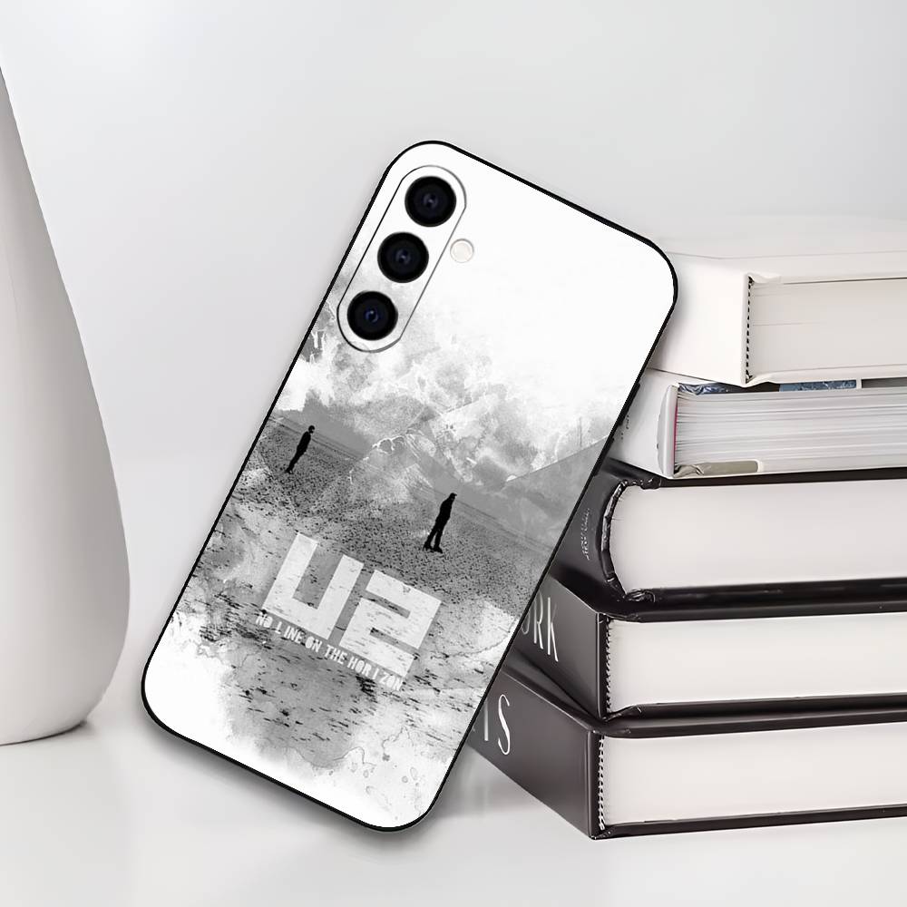 Band U-U2 Phone Case Silicone Soft For Samsung Galaxy A73,A72,A71,A70,A53,A52,A51