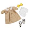 BlissfulPixie Одежда для куклы Вальдорф ручной работы 30 см Набор одежды в красивой коробке Рождественский подарок на день рождения для девочек - Ада Аксессуары для одежды