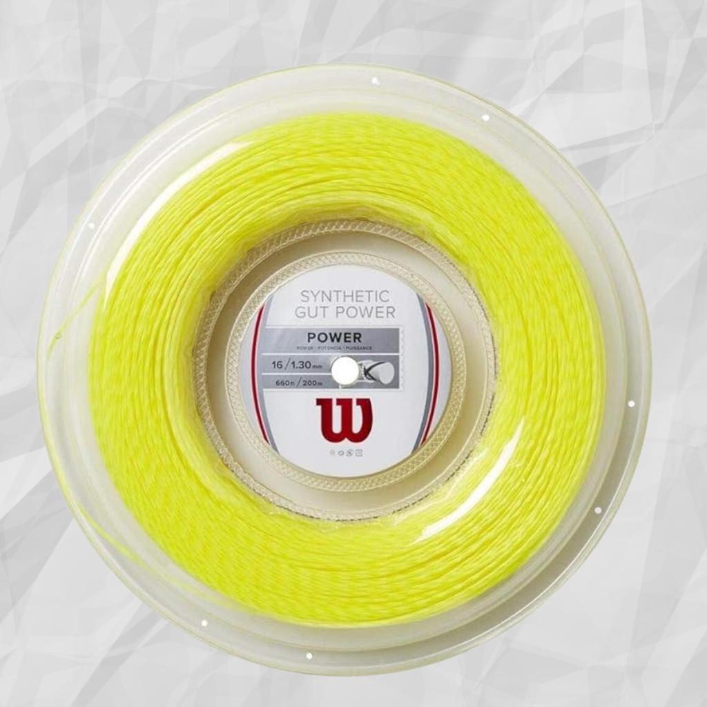 Теннисная струна WILSON Synthetic Gut Power - Набор и катушка 200м, калибр 16 и 17