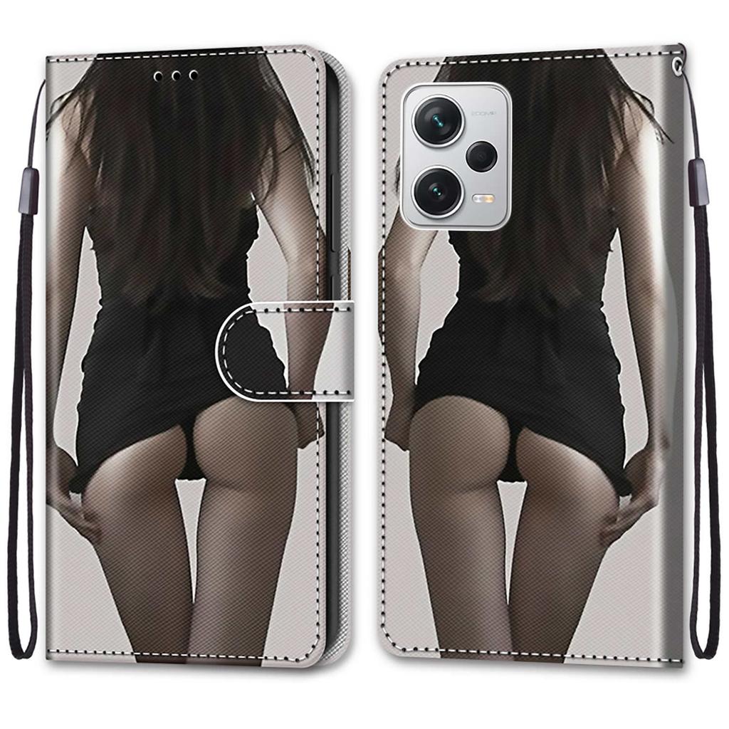 Luxury Painted Leather Case Wallet Book Style Protective Cover for Xiaomi 14T/MI 12T/MI 13T Pro/MI 10T Lite/MI 12 Pro/Xiaomi Poco X4/Xiaomi Poco M6Pro