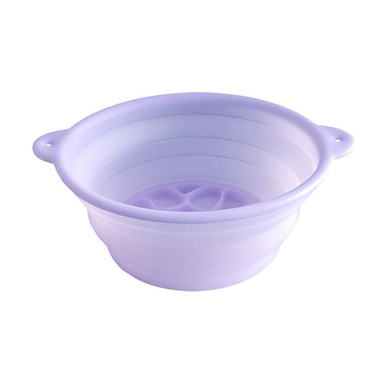 Складная миска для льда Силиконовая миска для ледяной ванны для лица со встроенным лотком для льда Складная форма для льда для лица Сужает поры Облегчение акне для холодных погружений Уход за кожей