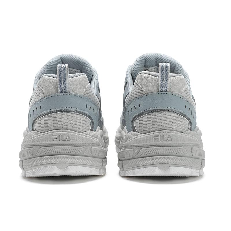 Fila Серебристый Металлик Туфли с Зубцами Модные Универсальные Удобные Трендовые Повседневные Низкие Кроссовки для Бега Женские кроссовки Антарктический Серый F12W512101FAS