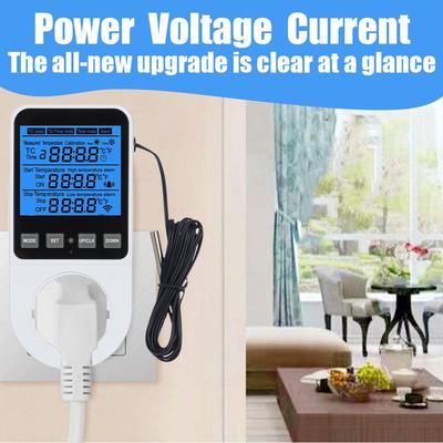 Таймер Розетка Термостат Многофункциональный Регулятор Температуры Розетка с Таймером Переключателем Датчик Зонд Нагреватель Охладитель Инструмент