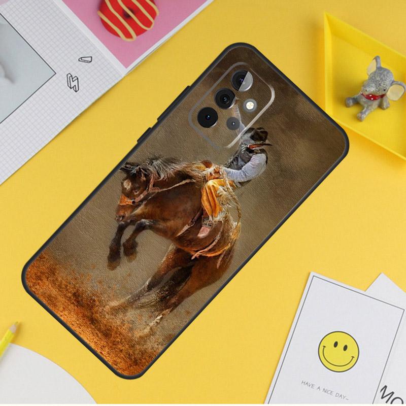 Экстремальный спорт Родео Ковбой Чехол для Samsung Galaxy A54 A34 A14 A13 A33 A53 A12 A32 A52 A71 A51 A15 A25 A35 A55 Крышка