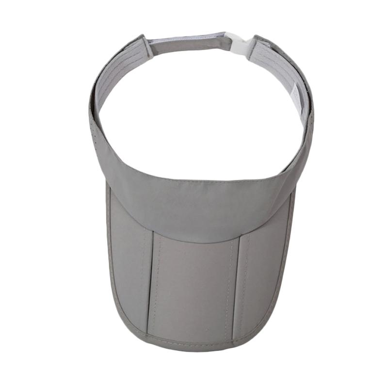 Quick-Drying Breathable Empty Top Hat Unisex Outdoor Sun Protection Sunshade Hat Foldable Sports Hat