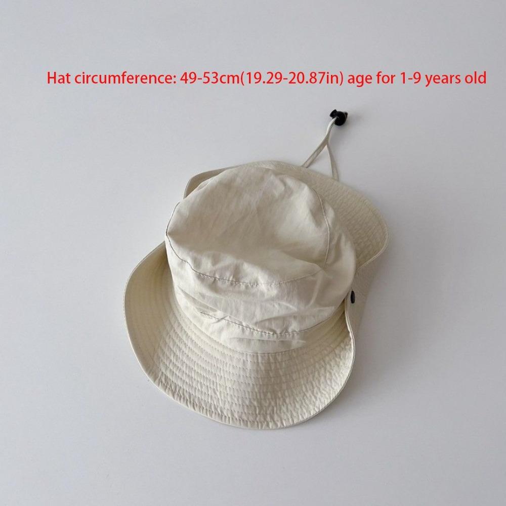 Trendy Bucket Hat Anti-Sun Beach Hat New Sunscreen Hat  Children