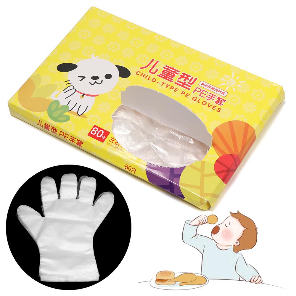 Care Vegetable Fruit Kitchen Kids Avoid Direct Touch Plastic Clear Children Disposable Gloves Food
