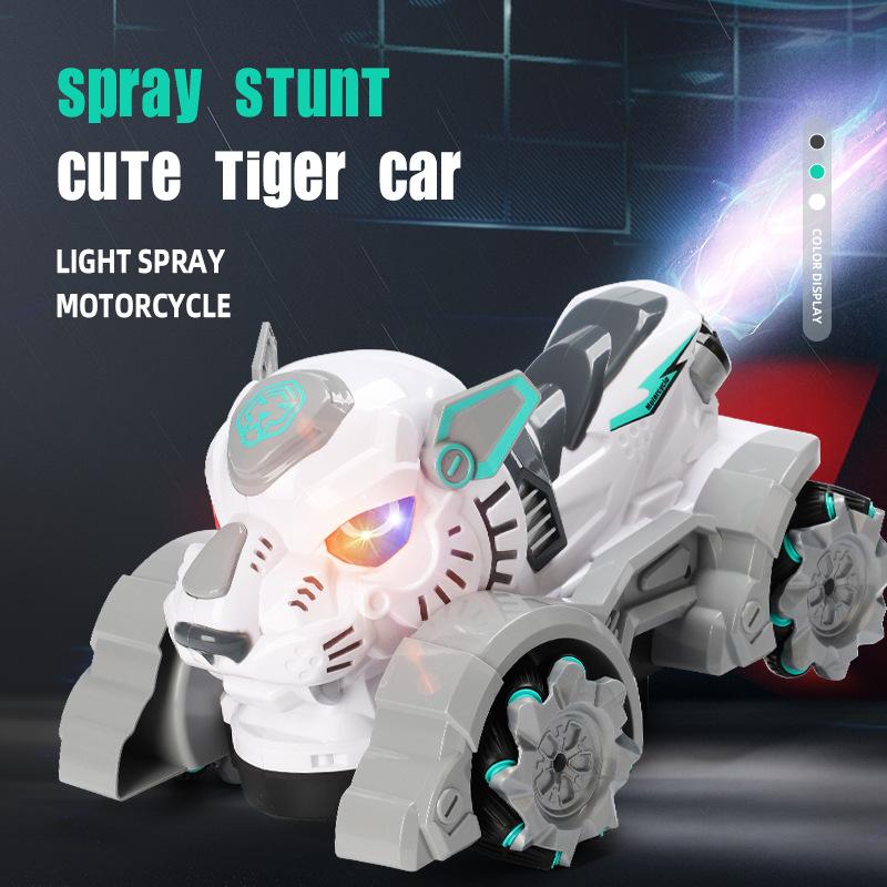Tiger Drift Spray Racing Music Light High Speed 2.4g Remote Control Children's Electric Toy Car