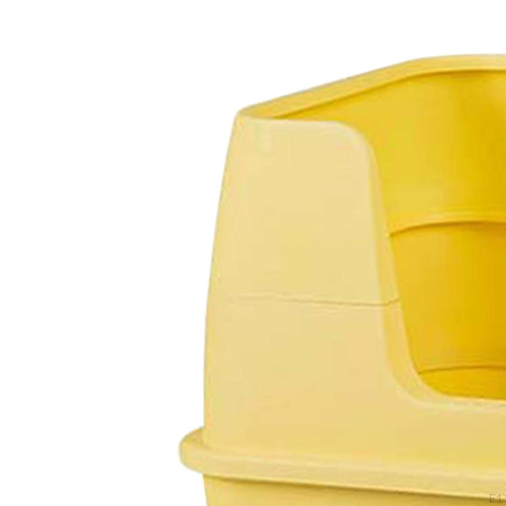 Ящик для кошачьего туалета, горшок для котенка, легко чистящаяся миска с песком для кошек, открытый котенок, высокий уровень защиты от брызг