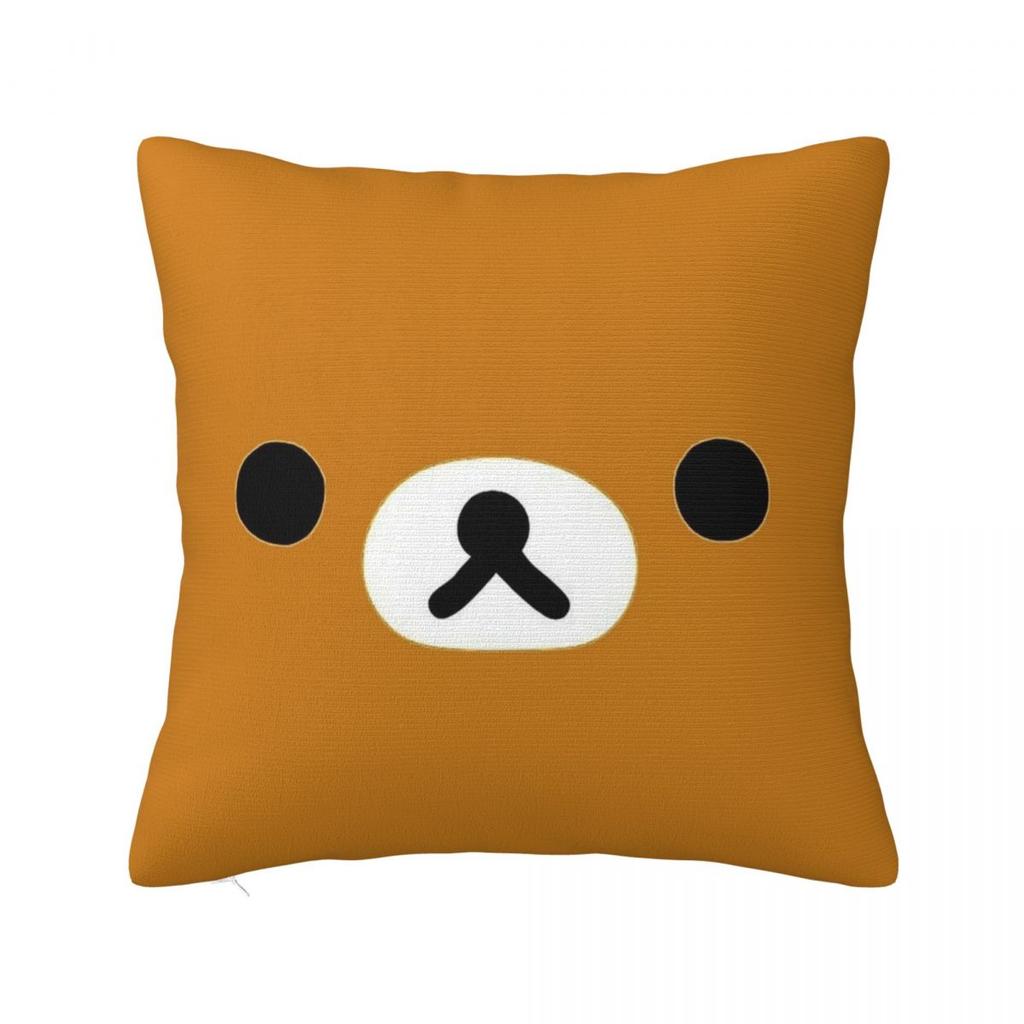 Korilakkuma Rilakkuma Pillowcases Room Cartoon Bears Cushion Case Funny Pillow Cover