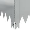 Lawn Edging 100 x 100 x 20 cm Steel Silver