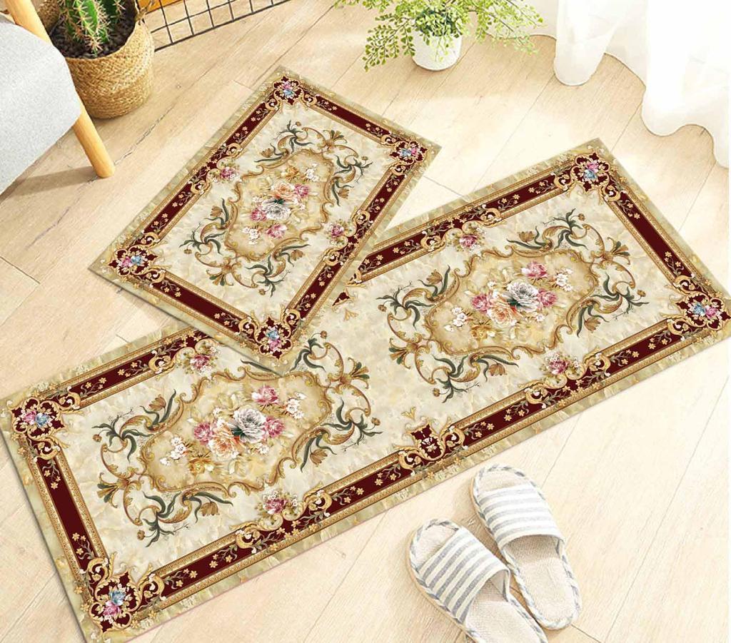 Durable Washable Non-Slip Bathroom and Kitchen Mat