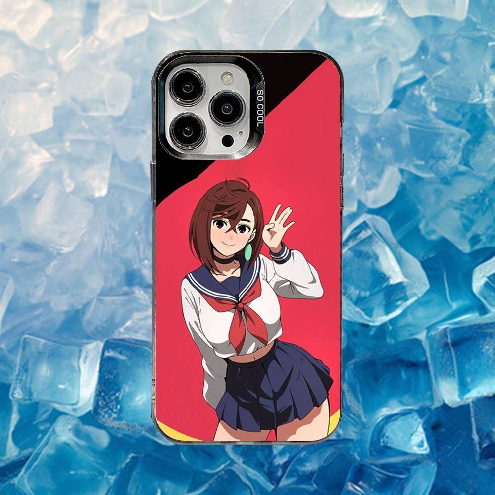 M-Momo Ayase Anime Phone Case For iPhone 16,15,14,13,12,11,Mini,Pro,SE,MAX White Matte Shockproof Cover