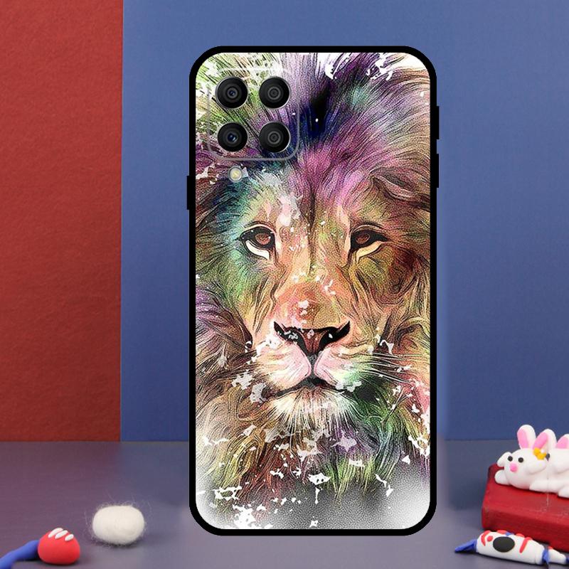 Арт Лев Для Samsung Galaxy M33 M13 M23 M53 M15 M55 M31 M51 M14 M34 M54 M20 M30s M32 M52 Чехол для телефона