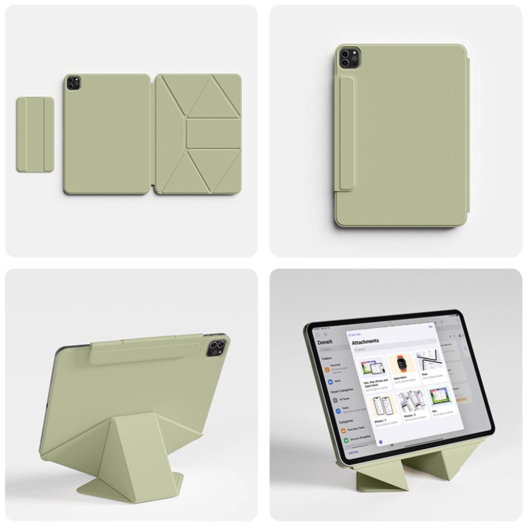 Умный чехол-книжка ZOYU для IPad A16 11-го 2025 IPad Air 11 Funda IPad Pro 13 12.9 4/5/6-го Поколения Mini 8.3 A17 Pro Магнитный Capa