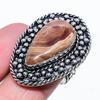 Rhodochrosite Handmade 925 Sterling Silver Jewelry Ring Size 9 l9U08