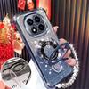 Glitter Shockproof Soft Phone Case For Samsung A53 A52 A32 A13 A23 A33 A73 A12 A22 A03 Core Crystal Bracelet Phone Stand Cover