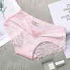 Женские трусики Изысканное кружевное нижнее белье Шелковый сатин Сексуальное бесшовное Девичье нижнее белье Женские брифы Большой размер Комфортные трусы