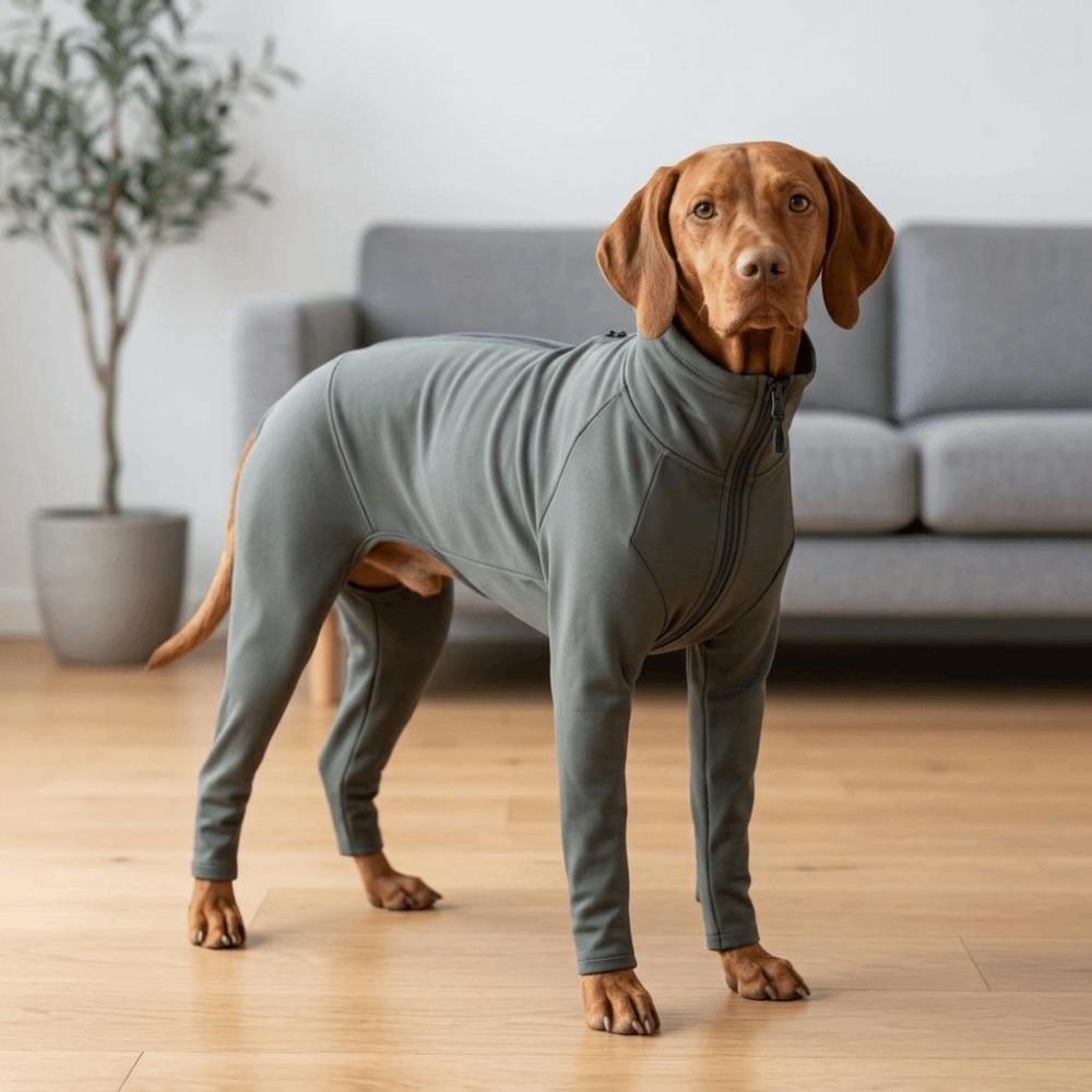 Breathable Dog Recovery Suit Elastic Full Coverage Dog Clothes Dog Anti-shedding Suit Daily Wear