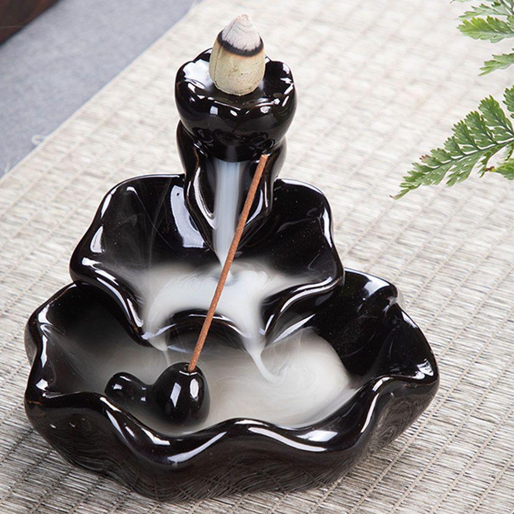 Fragrant Smell Tea Smoke Reflux Tower Incense Aromatherapy Mixed Flavor Backflow Incense Cones