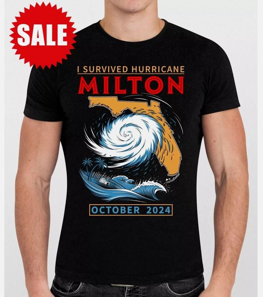 I Survived Hurricane Milton Florida Strong Milton 2024 T-shirt Unisex T-Shirt