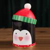Santa Claus/Snowman/Penguin Christmas Candy Storage Box Christmas Biscuits Cookie Jar  New Year