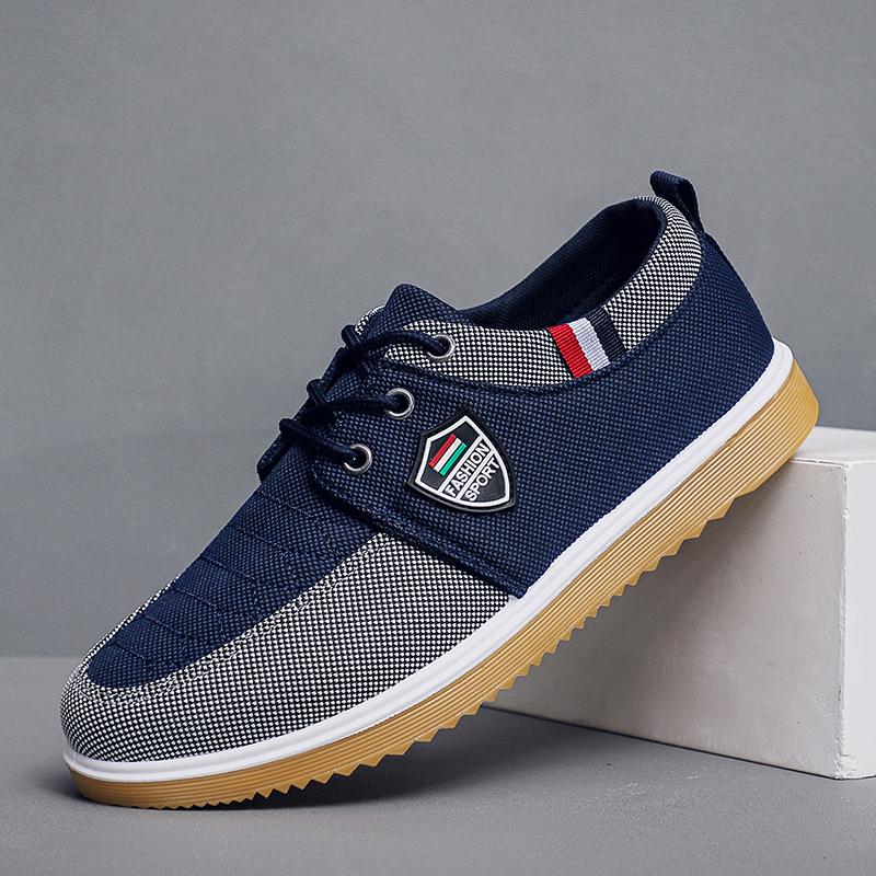 Men's Casual Shoes Vulcanized Work Loafers Mesh Lightweight Driving Shoes Men Sneakers Mens Canvas Shoes Zapatos Para Hombres