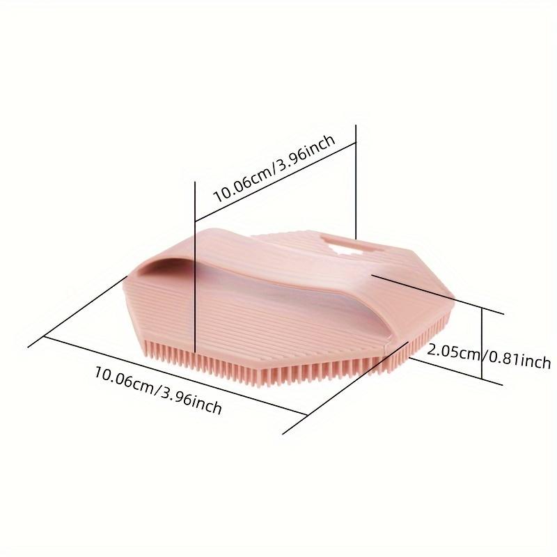 Soft Body Scrub Shower Brush, Gentle Exfoliating Cleanser, Ergonomic Design, Durable Bathroom Accessory