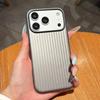Роскошный чехол для телефона с металлическими полосками для IPhone 17 16 15 14 13 12 11 Pro Max, противоскользящий, с защитой камеры, тонкий, матовый, из ПК