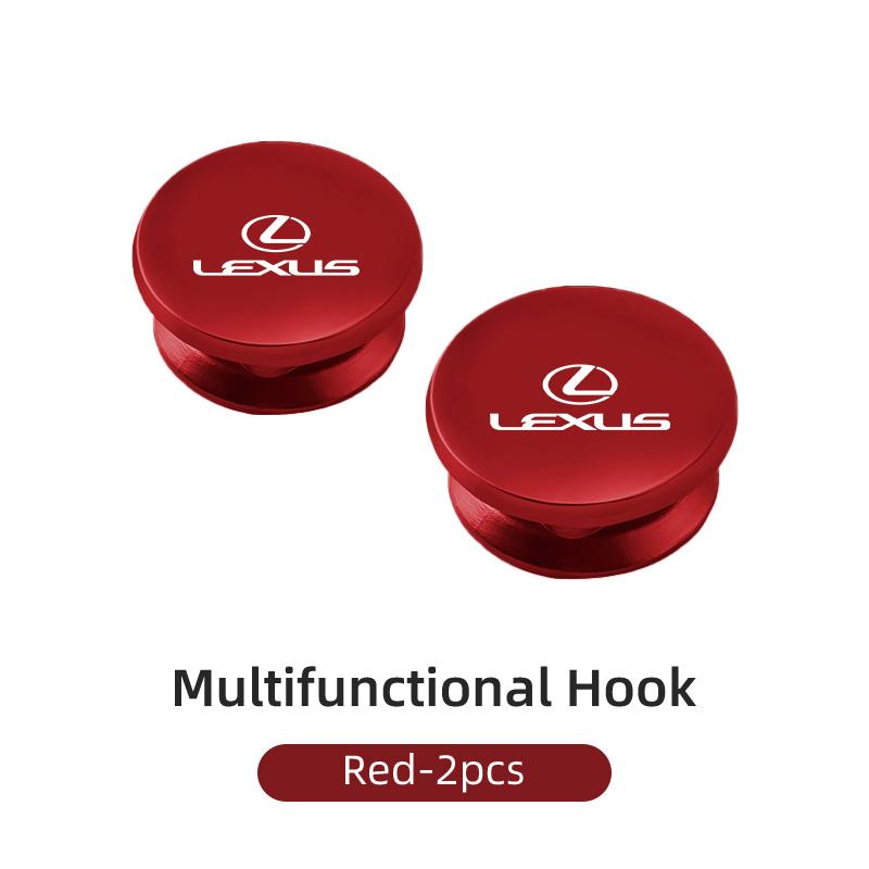 Emblems Universal Car Sticky Hook Seat Headrest Hook Accessories For Lexus CT ES GS NX IS250 CT200h IS300h ES300h RX400h NX300h