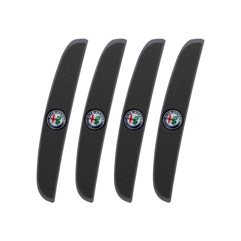 KQORV1 4Pcs Car Anti-collision Strips Door Rearview Mirror Protector Sticker For Alfa Romeo Giulietta GT 159 147 156 Giulia MiTo Disco