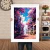 Anime Japanese Street Landscape Poster Prints For Living Room Home Decor Abstract Scenery Canvas Painting Wall Art Aesthetic