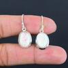 Белый опал кабошон 925 стерлинговое серебро ручной работы серьга легкий вес ручная работа серьга подарок для лучшей девушки подарок для невесты