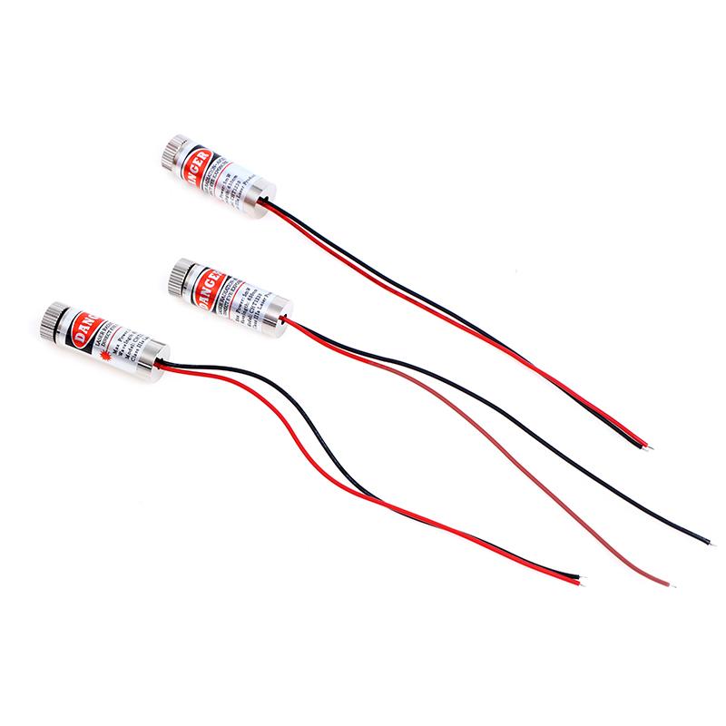650Nm 5Mw Red Point/Line/Cross Laser Module Laser Head Laser Tube 3V-5V Dotted Laser Head Used For Red Light Laser Pointers
