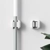 1/4pcs Wall Mounted Mop Clip Holder No-Punching Mop Brush Broom Hanger Rack Kitchen Bathroom Organizer Holder Hook Accessories