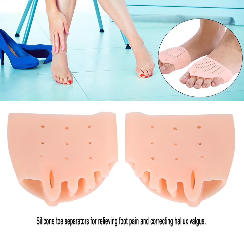 Силиконовый выпрямитель косточки на ноге Корректор Hallux Vaus Уход за пальцами ног или стопами Облегчение боли Белый