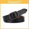 Simple Leather Belt For Women With Metal Clasp For Casual Looks