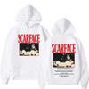 Classic Movie Scarface Tony Montana Hoodie Women Hip Hop Vintage Long Sleeve Winter Clothes Women Aesthetic Clothes