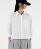 UMM Women'S Oxford Crop Long Sleeve Shirt 5 Colors