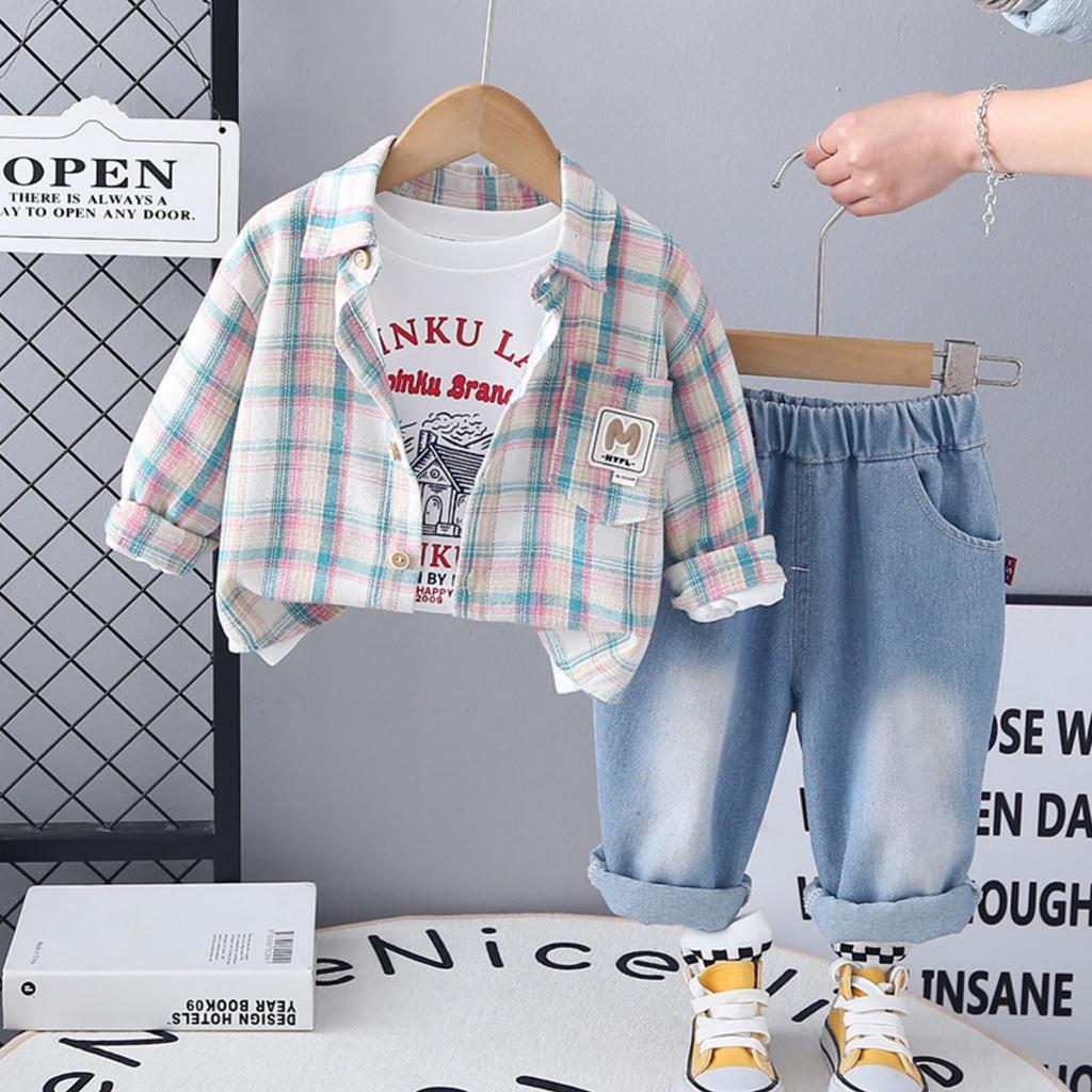 Детский повседневный комплект с длинным рукавом, удобные наряды для повседневной носки