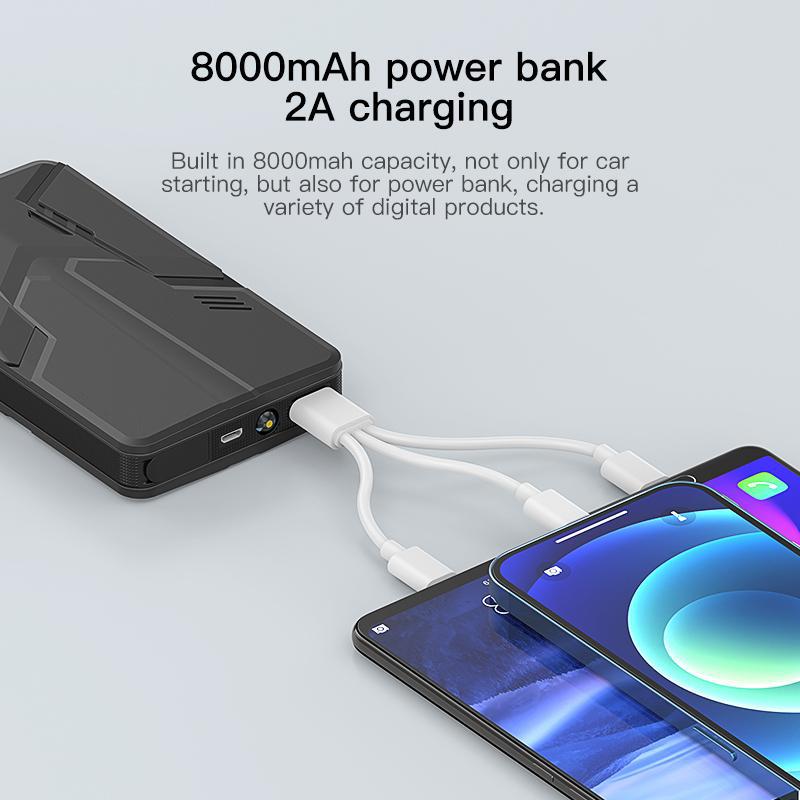 ZapZone автомобильный пусковой аккумулятор 20000 мАч портативный внешний аккумулятор 12 В 600 А автомобильный аварийный усилитель аккумулятора для 5.0 л автомобильного стартера